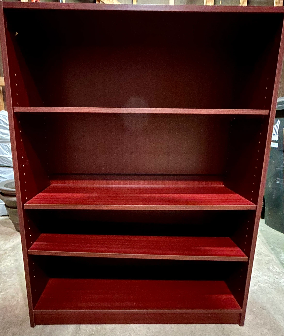 Cherry Wood Veneer Bookshelf - photo 5