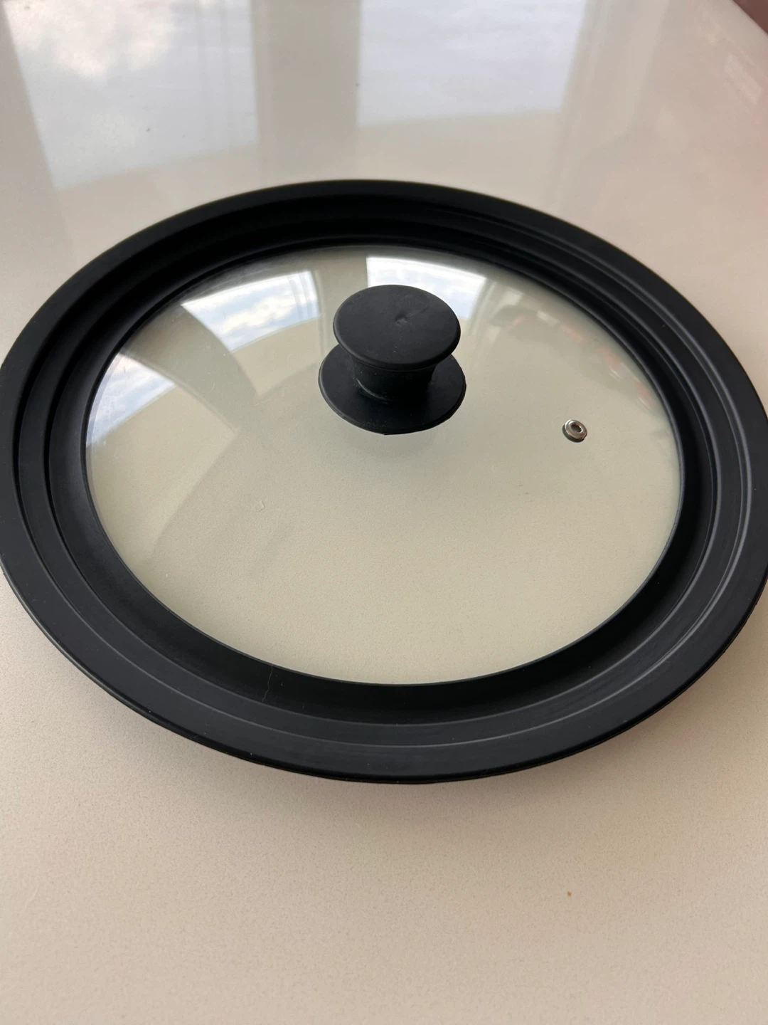 Universal Pot/Pan Lid (31 cm) Tempered Glass with Silicone Rim