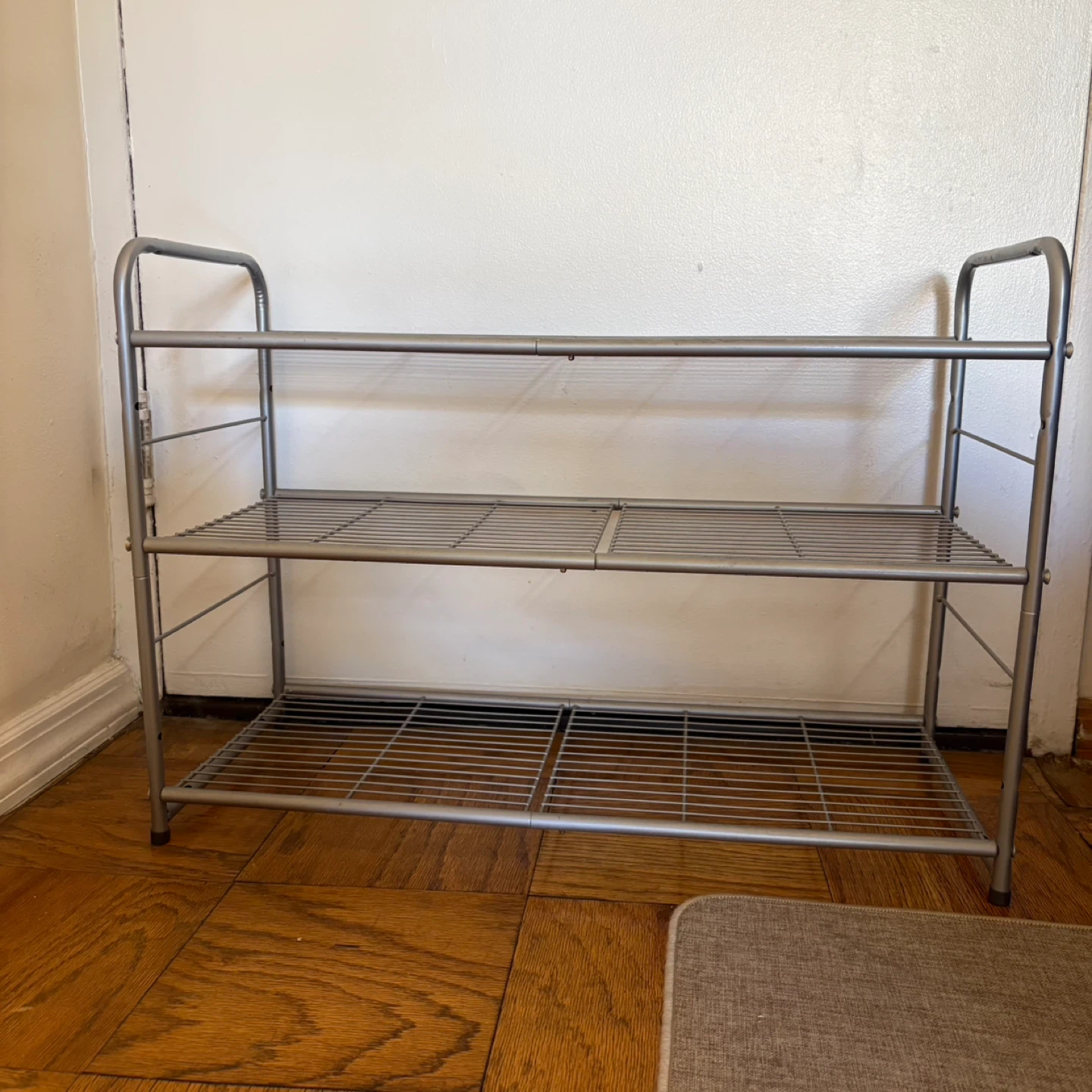 Simple Trending 3-Tier Shoe Rack - Silver - photo 2
