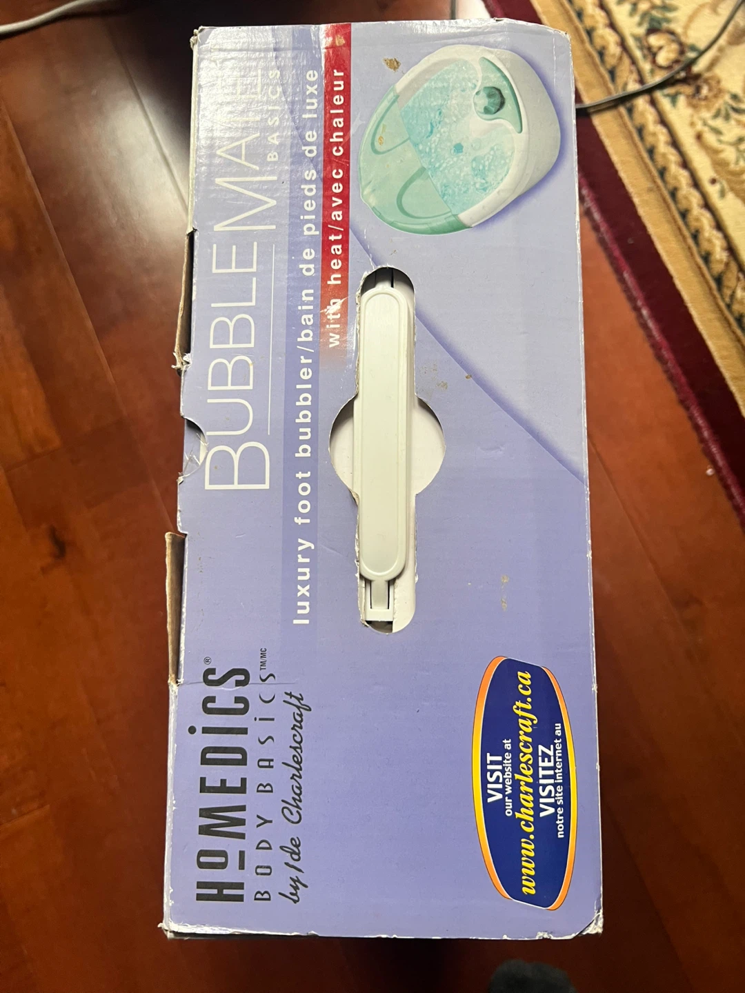 HoMedics Bubble Mate Luxury Foot Bubbler with Heat - photo 3