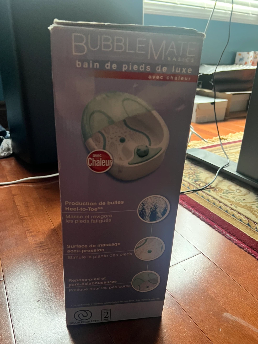 HoMedics Bubble Mate Luxury Foot Bubbler with Heat - photo 4