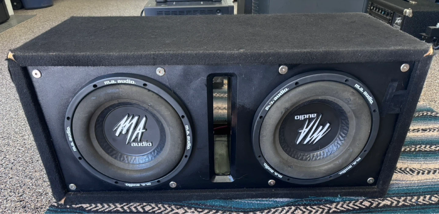 M.A. Audio Dual 10" Subwoofer Box
