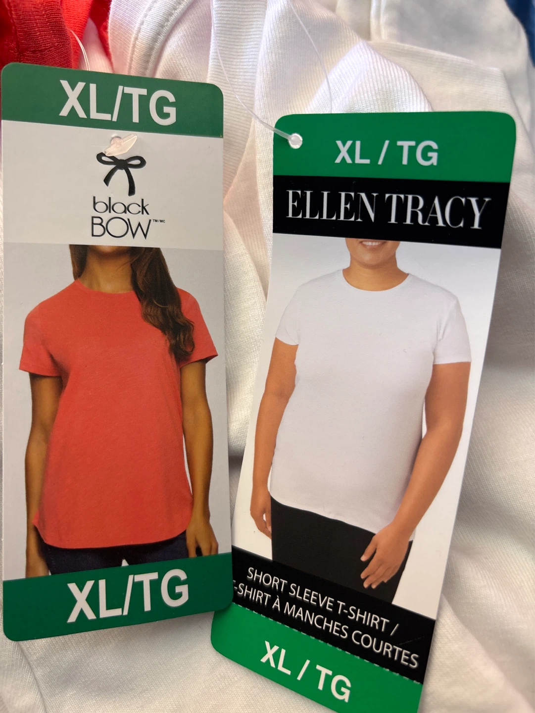 Ellen Tracy & Black Bow XL/TG T-Shirts (2 Pack) - photo 5