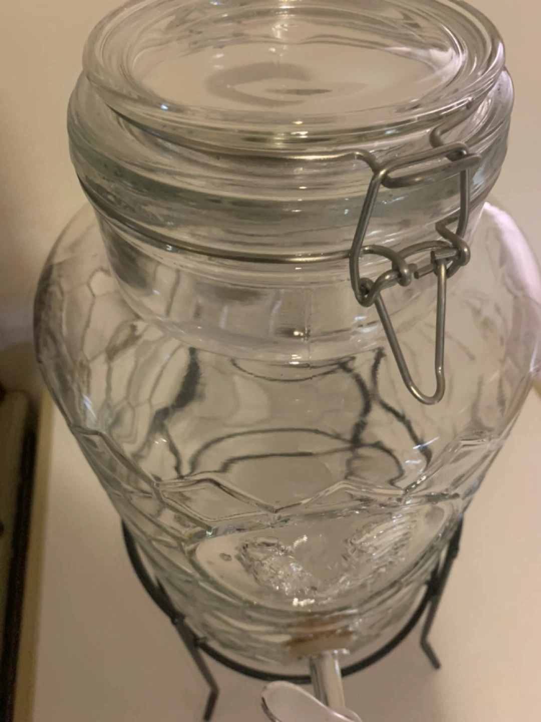 Country Chic Glass Beverage Dispenser - photo 3