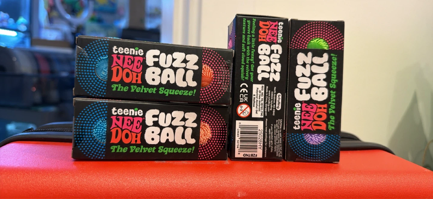 Teenie Nee Doh Fuzz Ball 3 Pack - photo 2