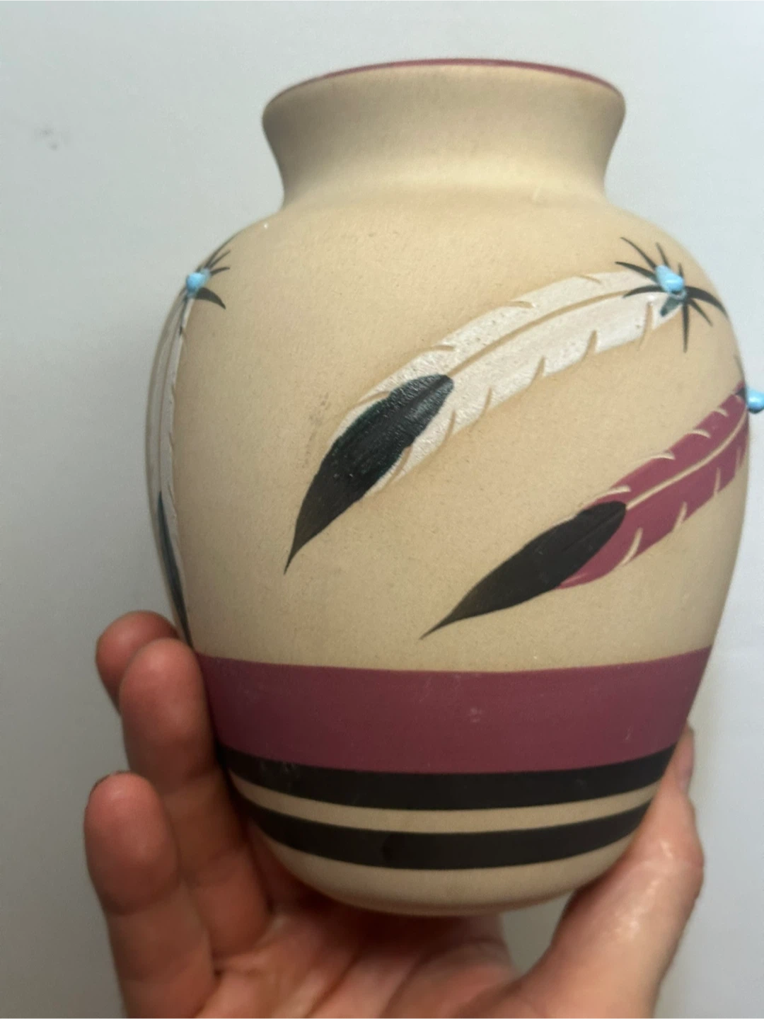 Betty Selby Native American Hand Painted Pottery Vase #354 - photo 3