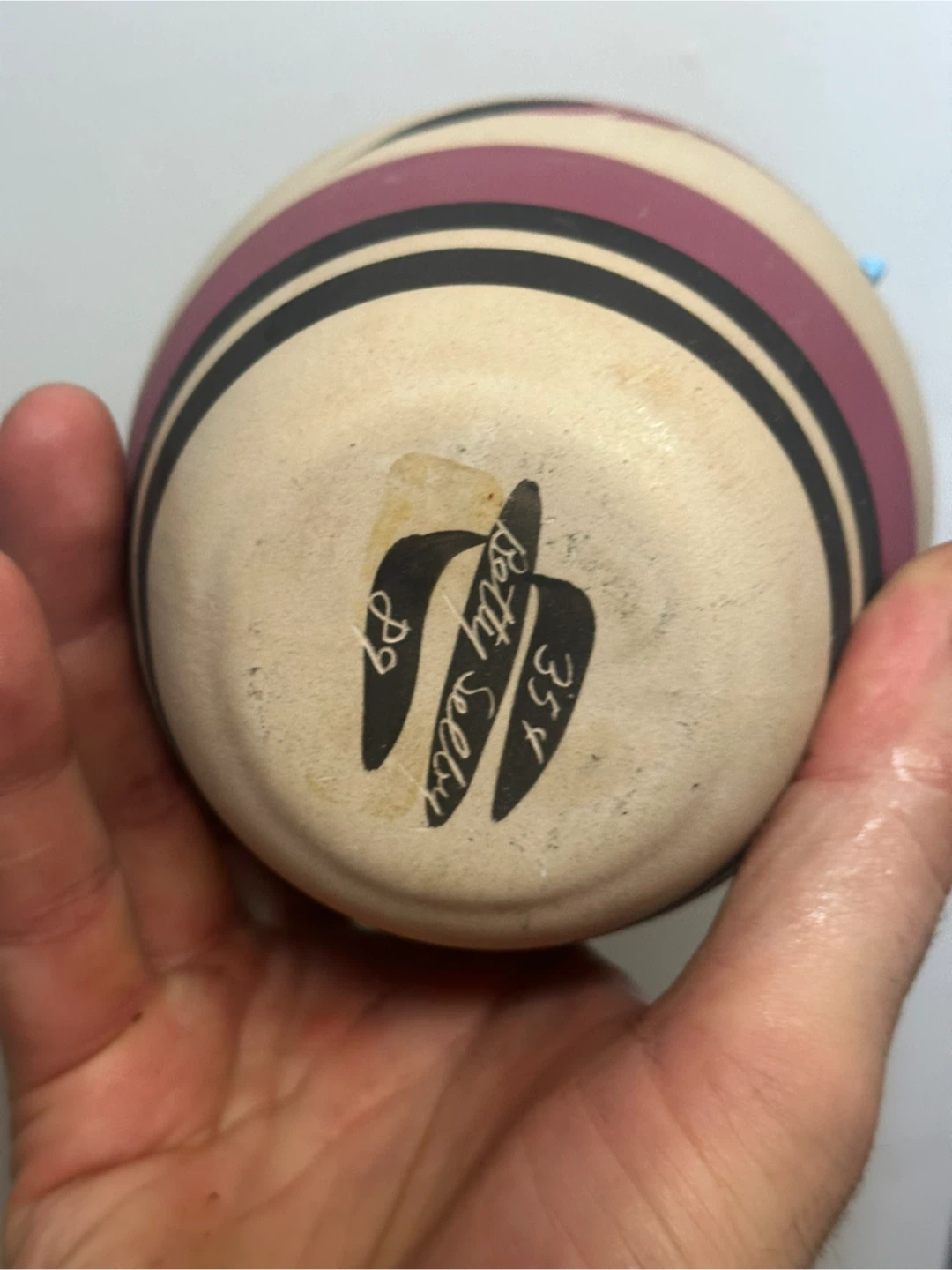 Betty Selby Native American Hand Painted Pottery Vase #354 - photo 5