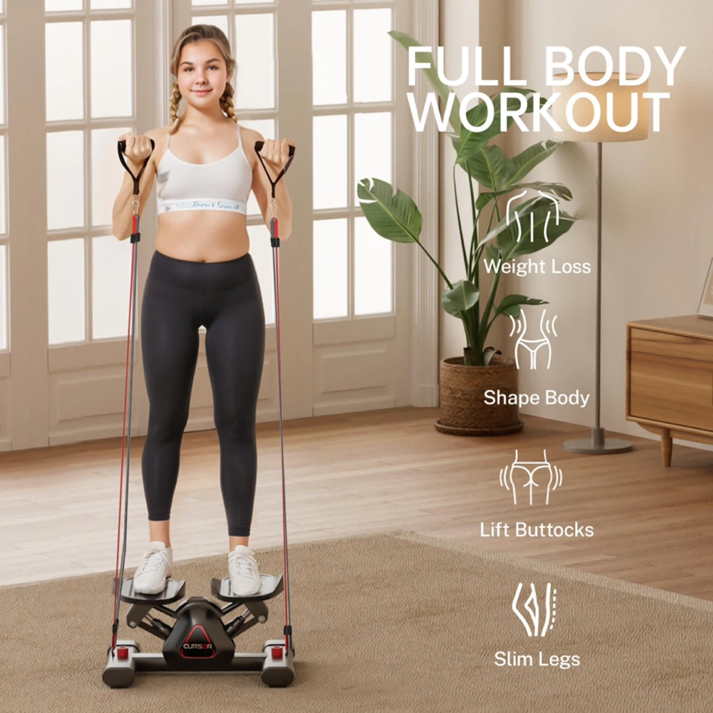 CURSOR FITNESS Twist Steppers for Exercise - photo 2