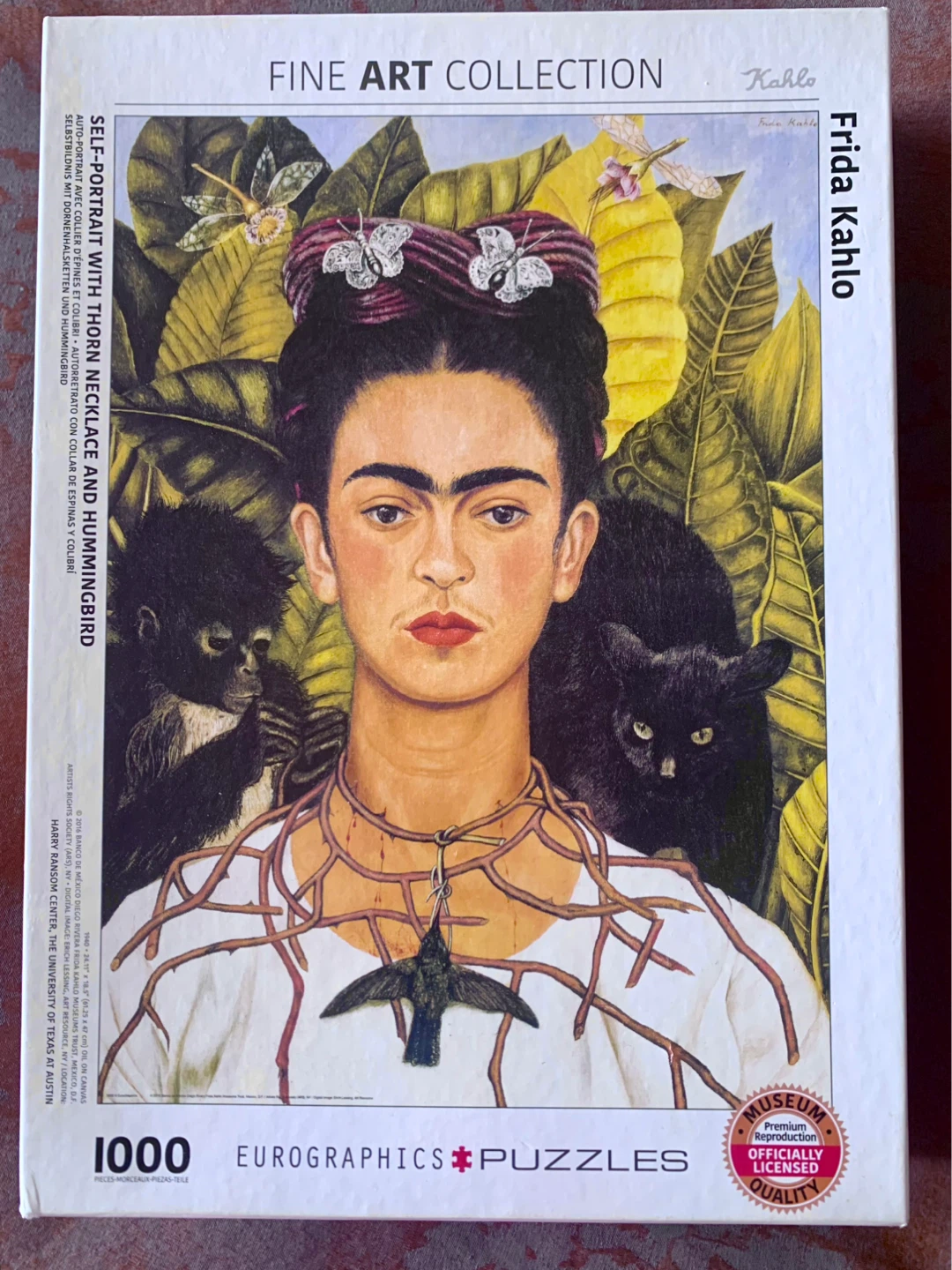 Frida Kahlo Self-Portrait Jigsaw Puzzle by Eurographics