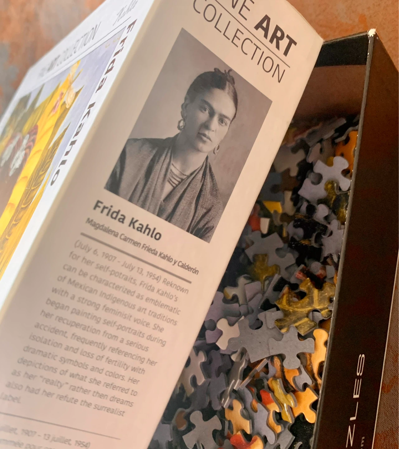 Frida Kahlo Self-Portrait Jigsaw Puzzle by Eurographics - photo 2