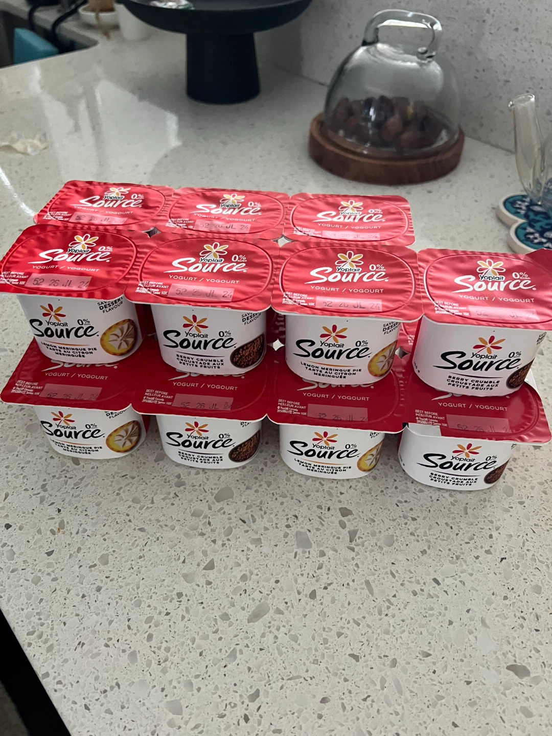 Yoplait Source 0% Yogurt - Lemon Meringue Pie & Berry Crumble