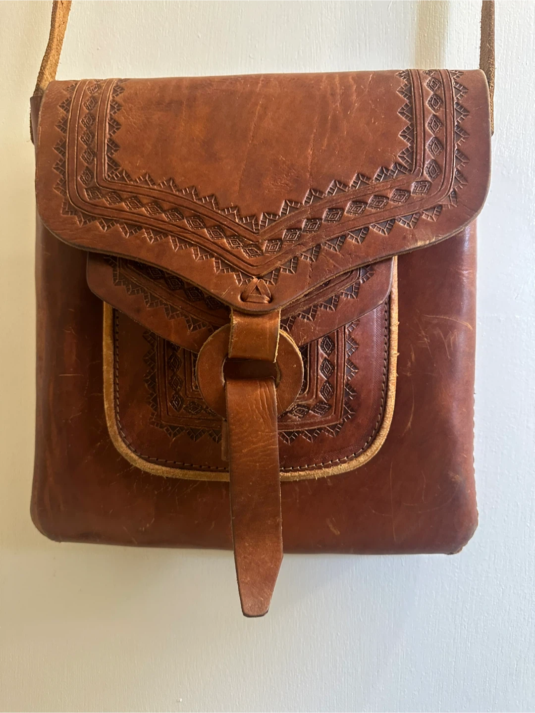 Hand made leather bag - photo 2