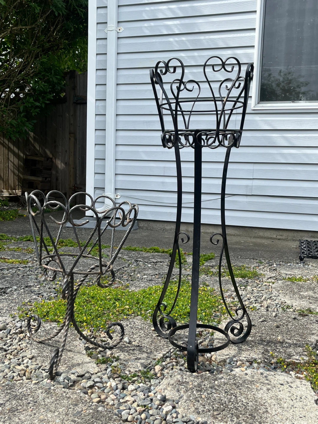 Assorted Vintage Metal Plant Stands