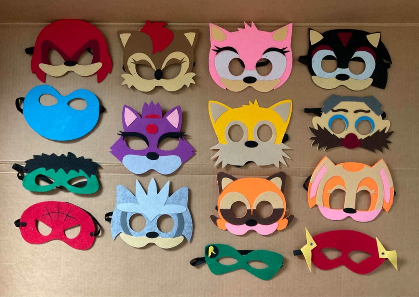 Children’s Fun Felt Masks Set