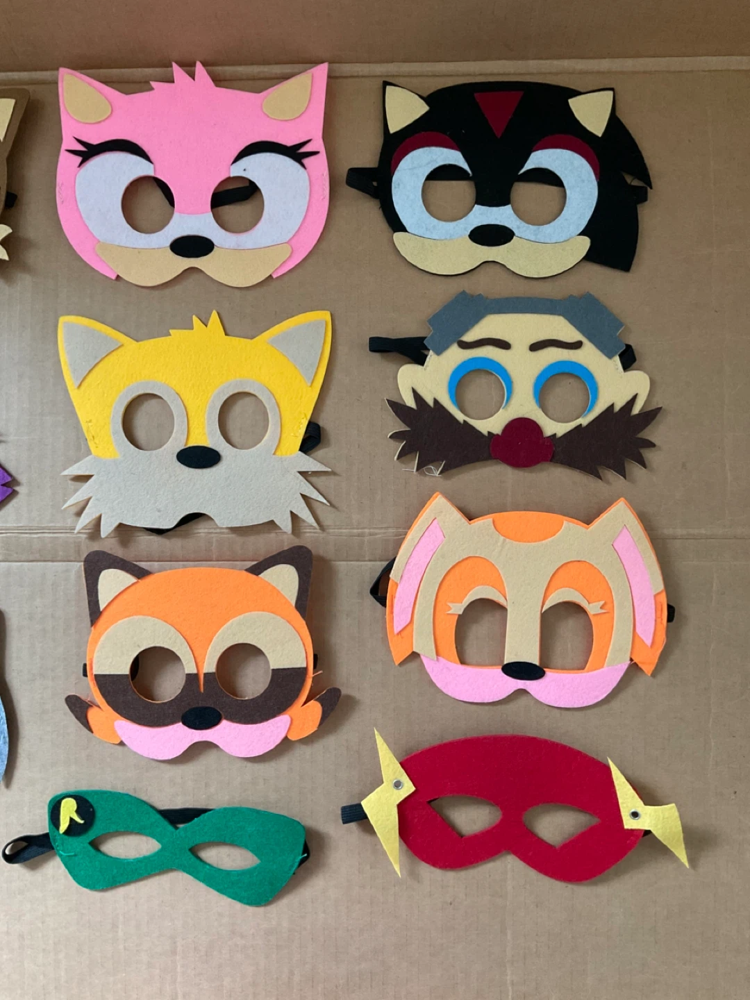 Children’s Fun Felt Masks Set - photo 2