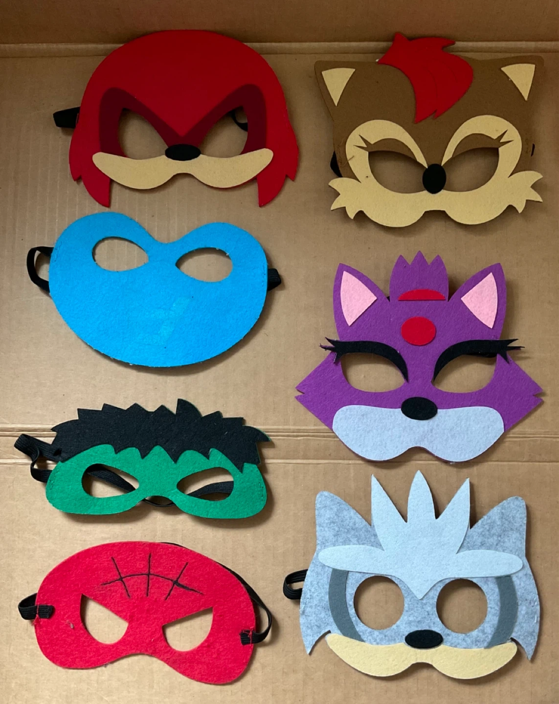 Children’s Fun Felt Masks Set - photo 3