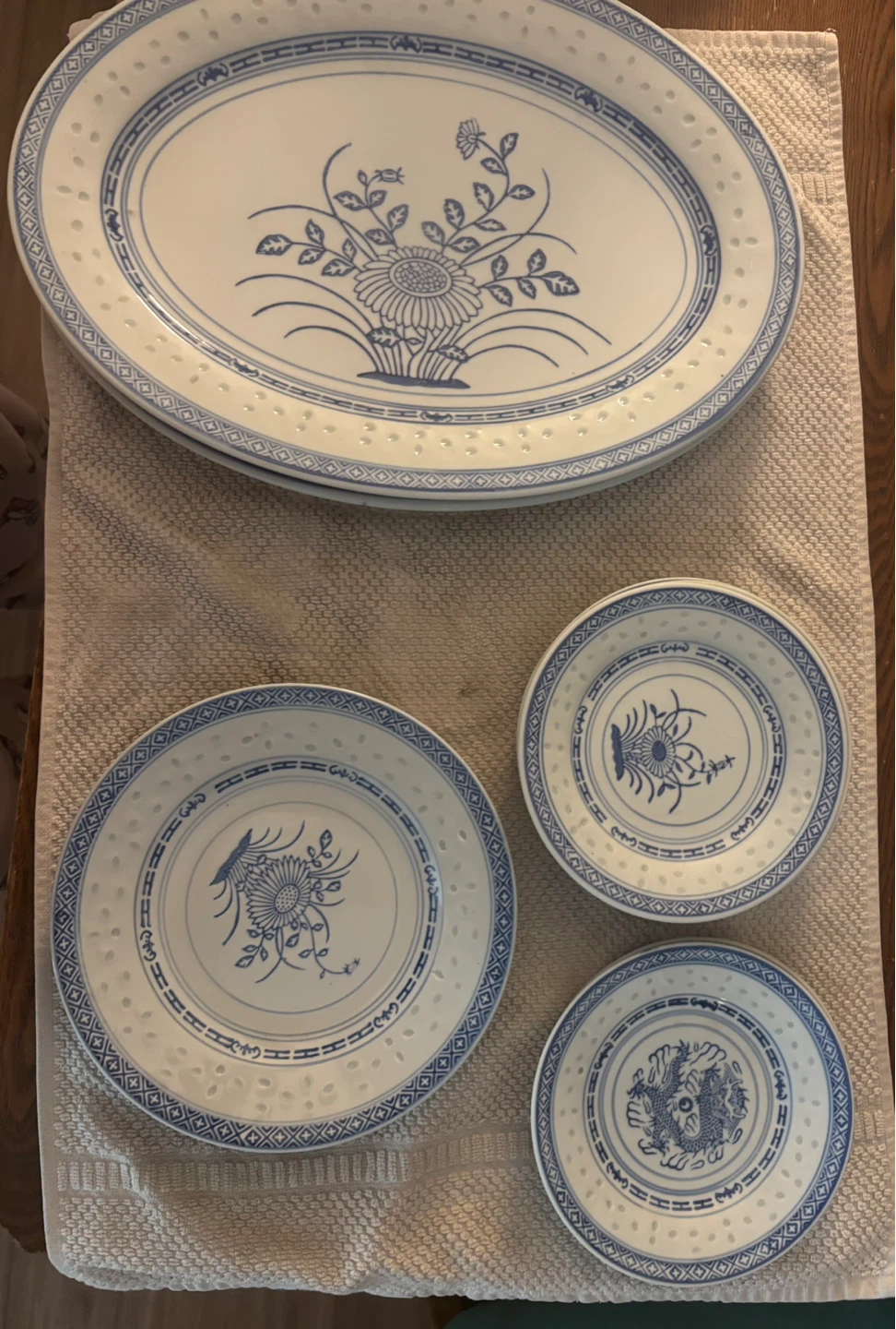 Blue and White porcelain authentic dinning Set - photo 3