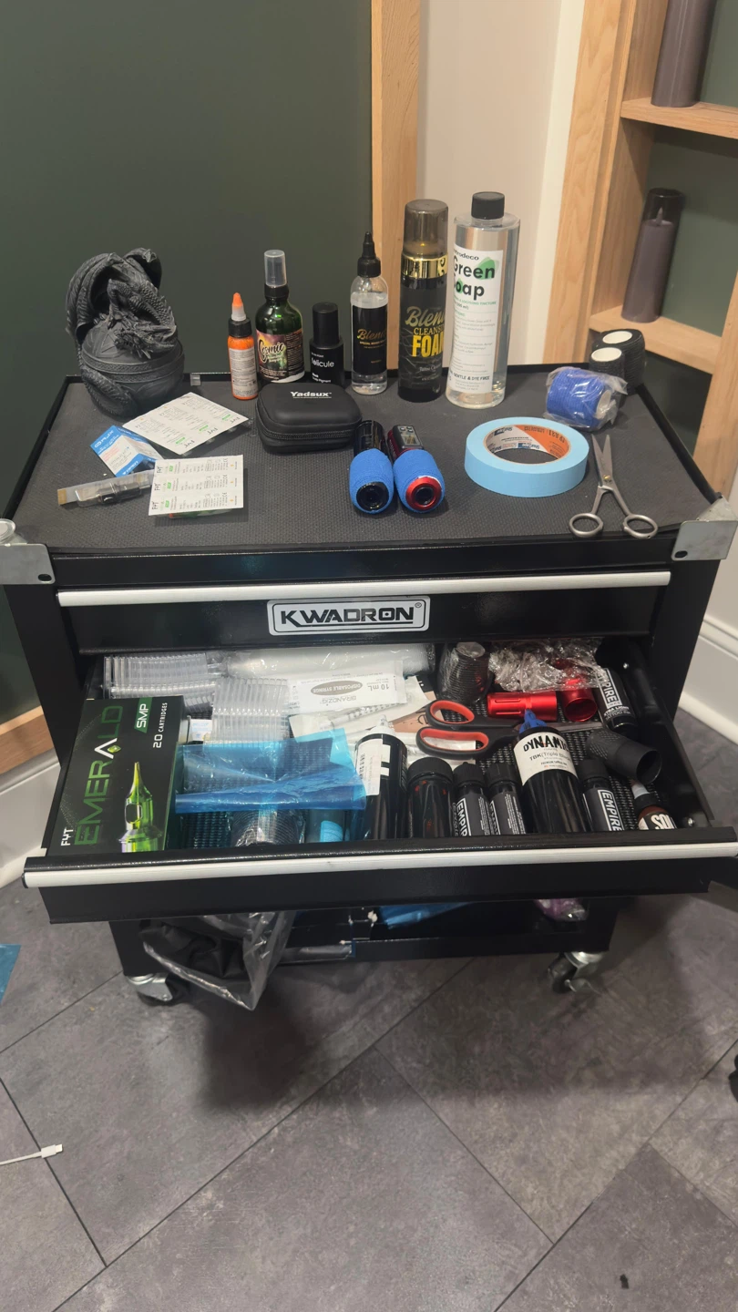 Kwaddron Tattoo Cartridge Tool Cart