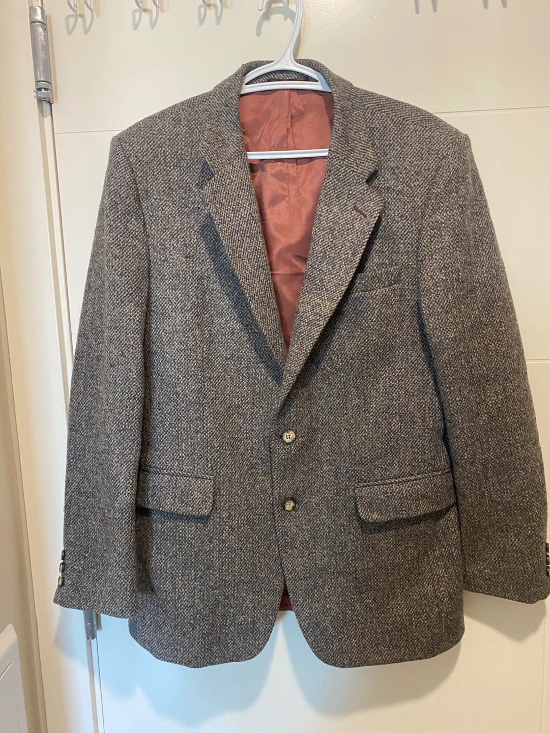 Men's Tweed Blazer Jacket
