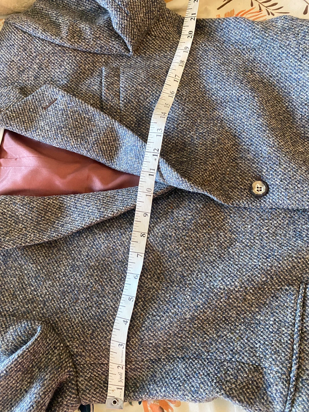 Men's Tweed Blazer Jacket - photo 4