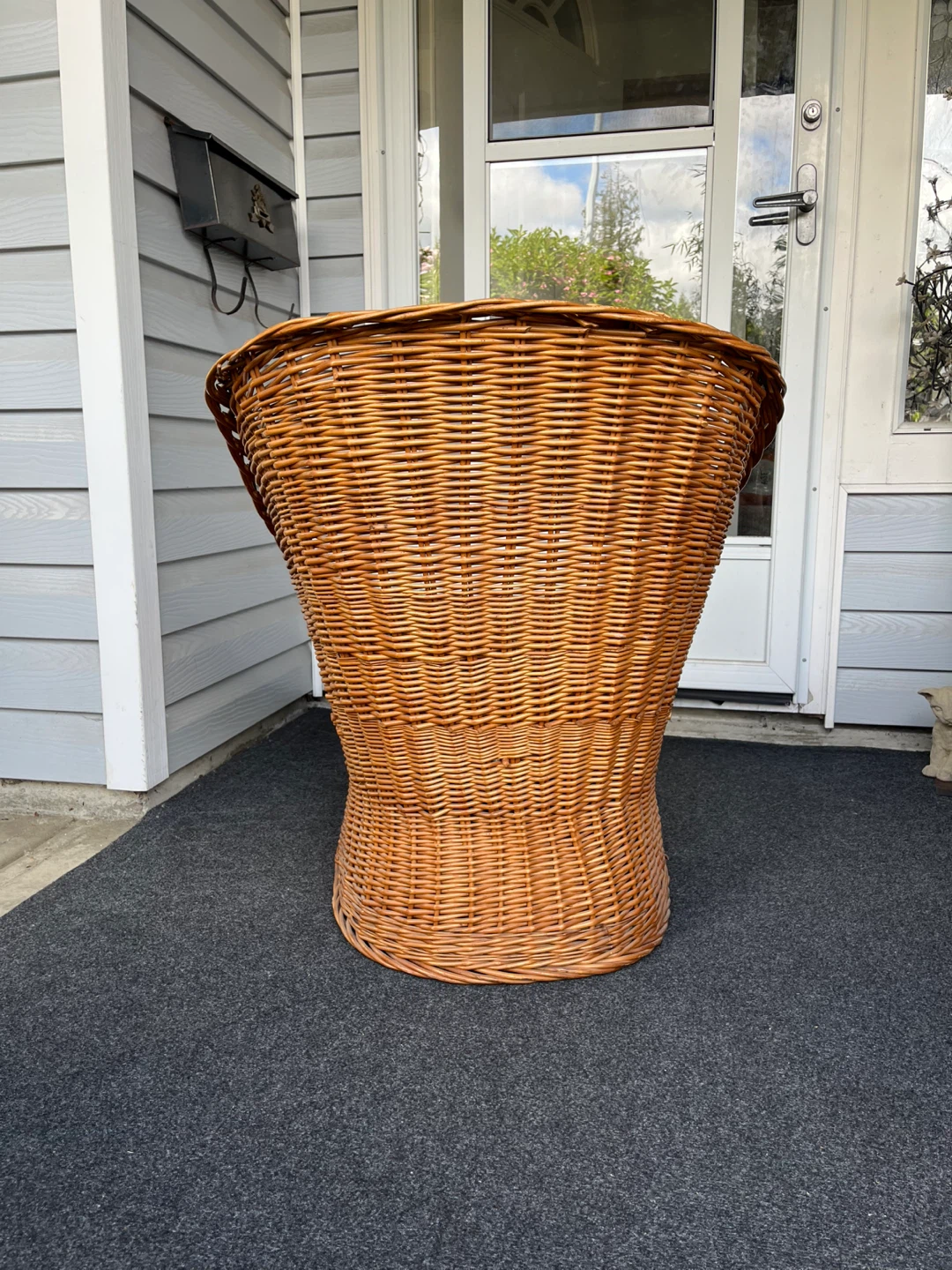 Vintage boho scoop chair with cushions - photo 5