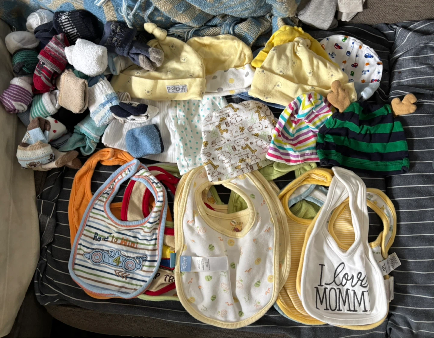 Baby Hats, Socks and Bibs Bundle