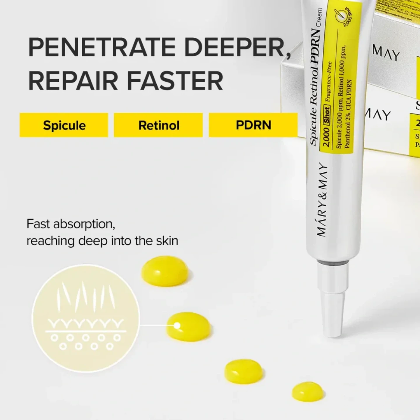 Mary&May Spicule Retinol PDRN Cream - photo 3
