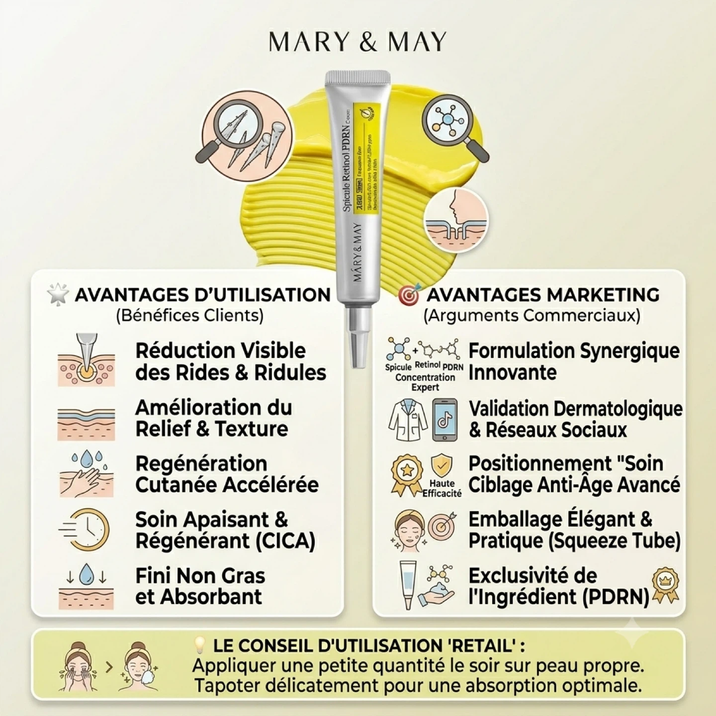 Mary&May Spicule Retinol PDRN Cream - photo 4