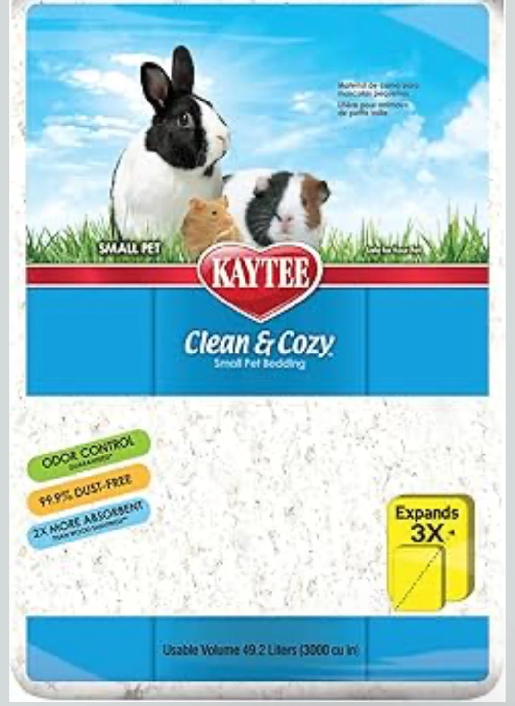 Kaytee Clean & Cozy Small Pet Bedding 49.2 Liter