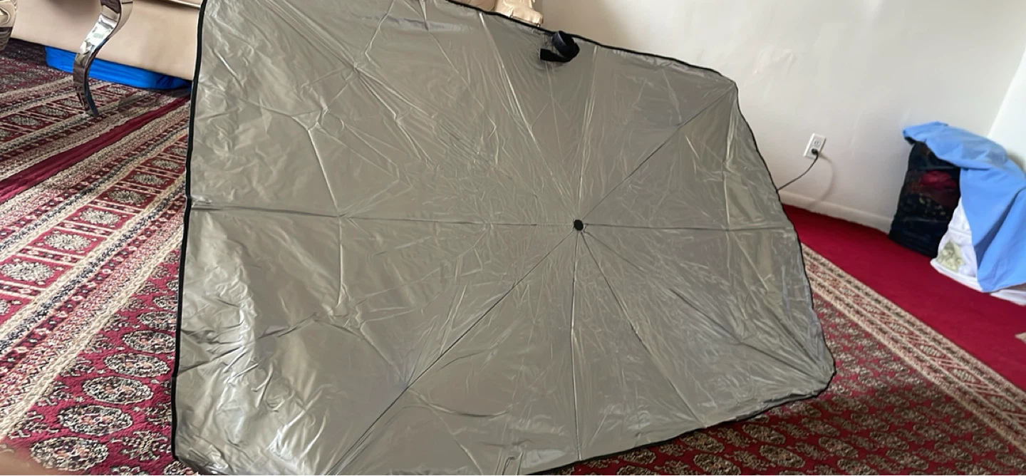 Silver Car Windshield Sunshade