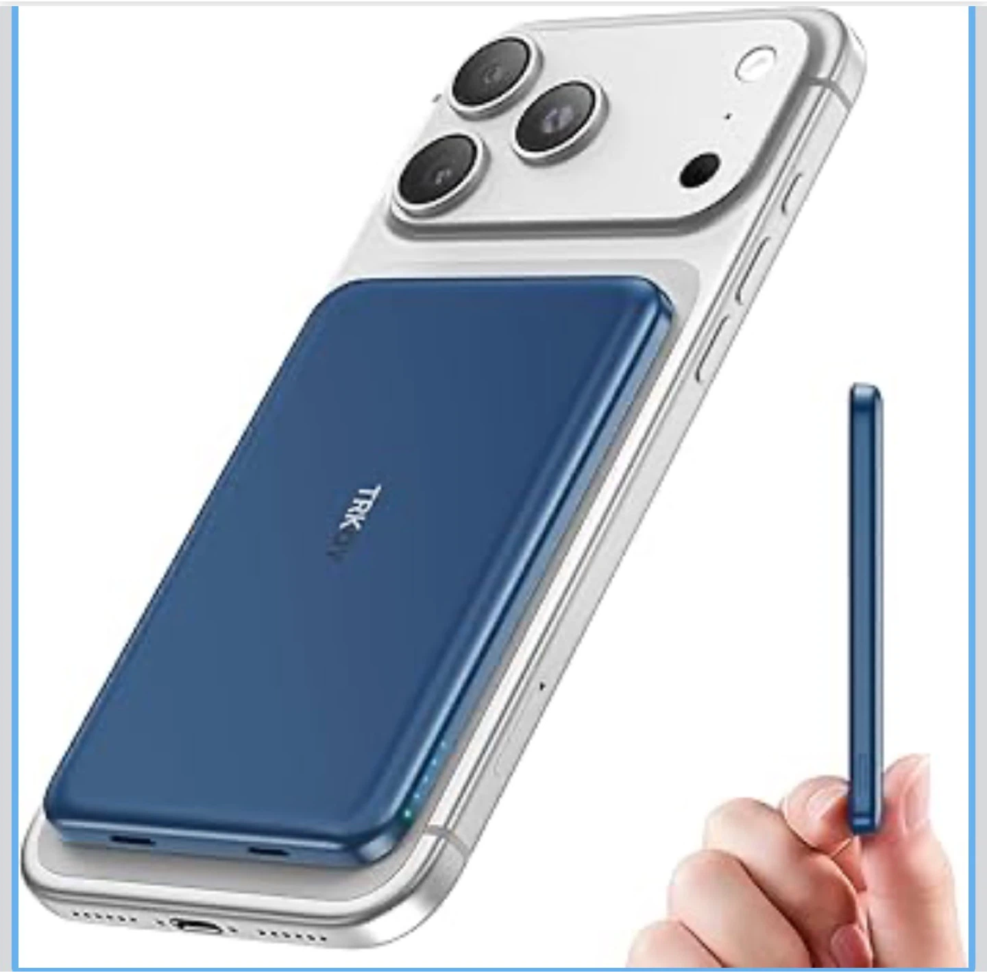 Magnetic Power Bank - Pink，blue or orange