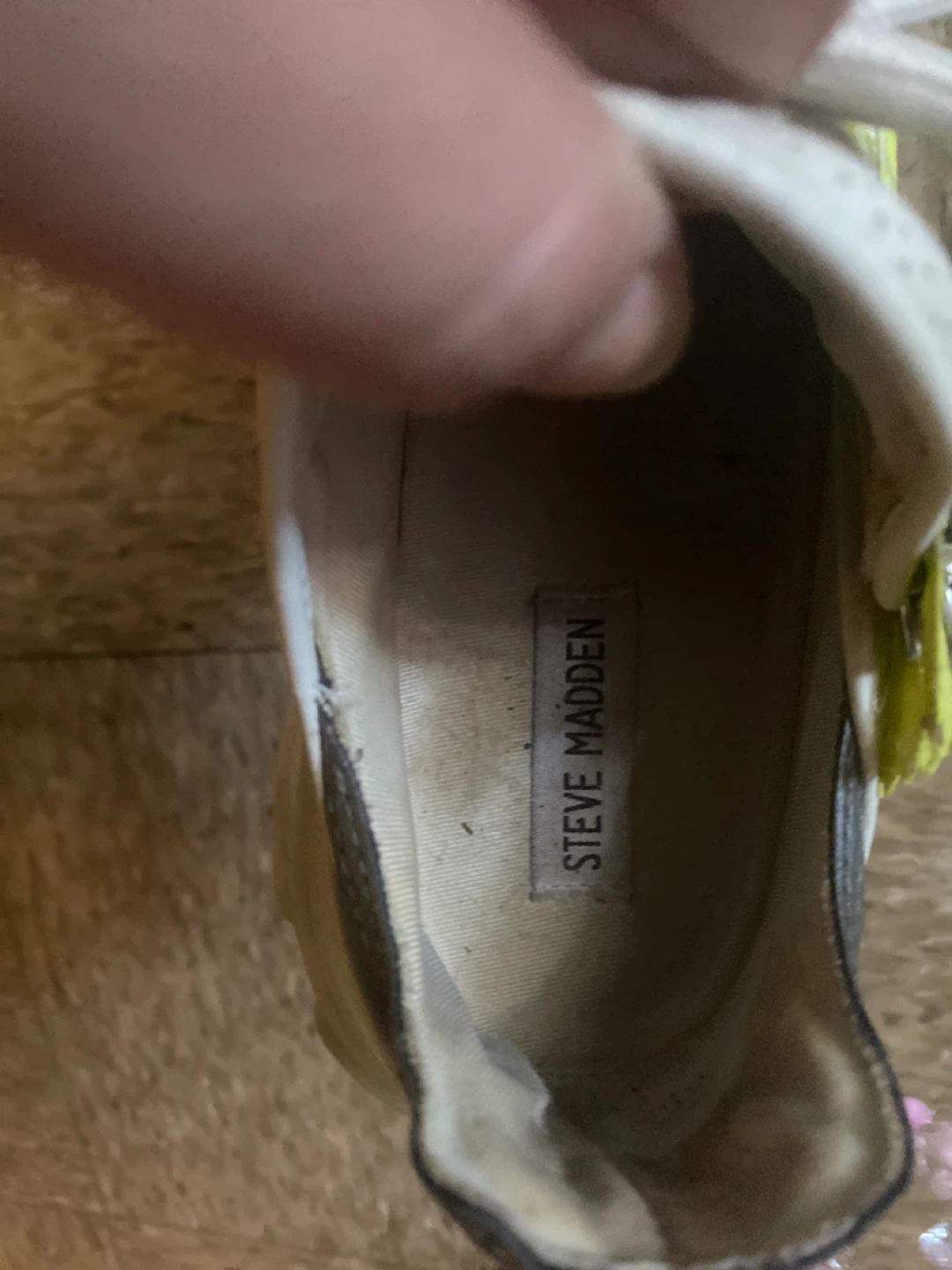Steve Madden White & Yellow Chunky Sneakers - photo 5