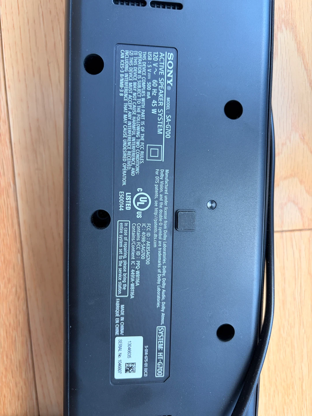 Sony Soundbar and Subwoofer - photo 4