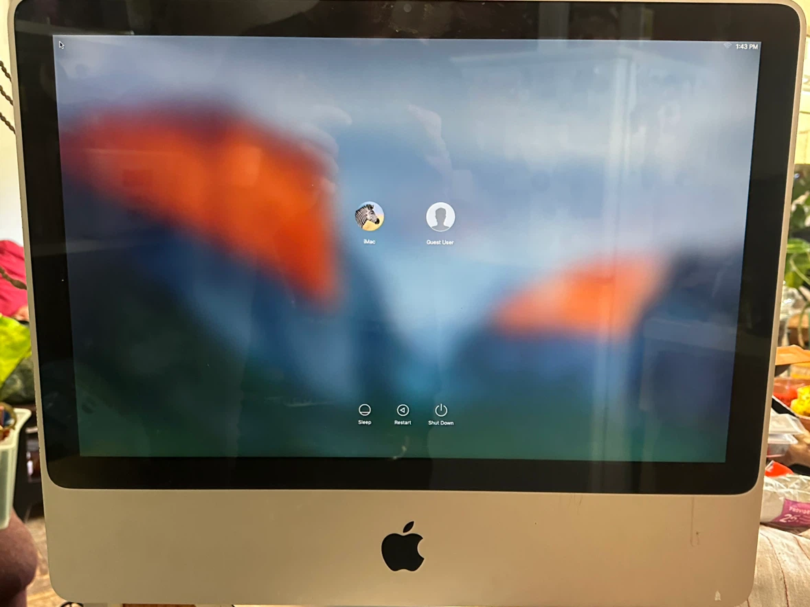 Apple iMac 20" A1224 2008 Intel 2.4GHz 1GB RAM 250GB HDD - photo 3