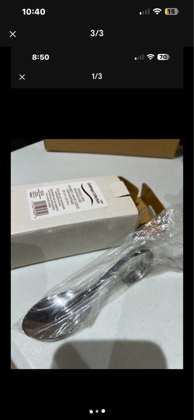 Contempo Collection Stainless Steel Spoons Set of 6 - photo 2