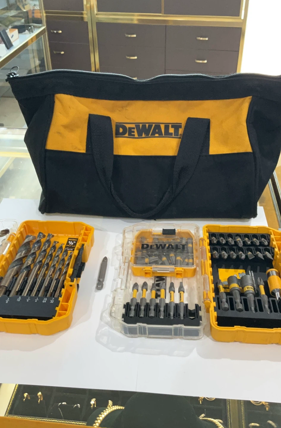 DeWalt Drill Bit and Driver Set with Bag