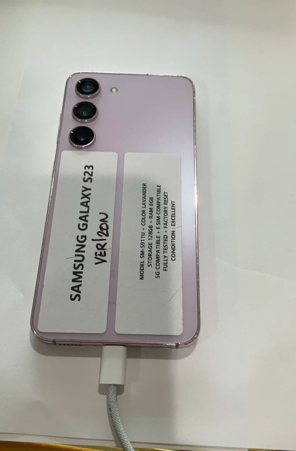 Samsung Galaxy S23 Lavender 128GB ( Verizon - photo 3