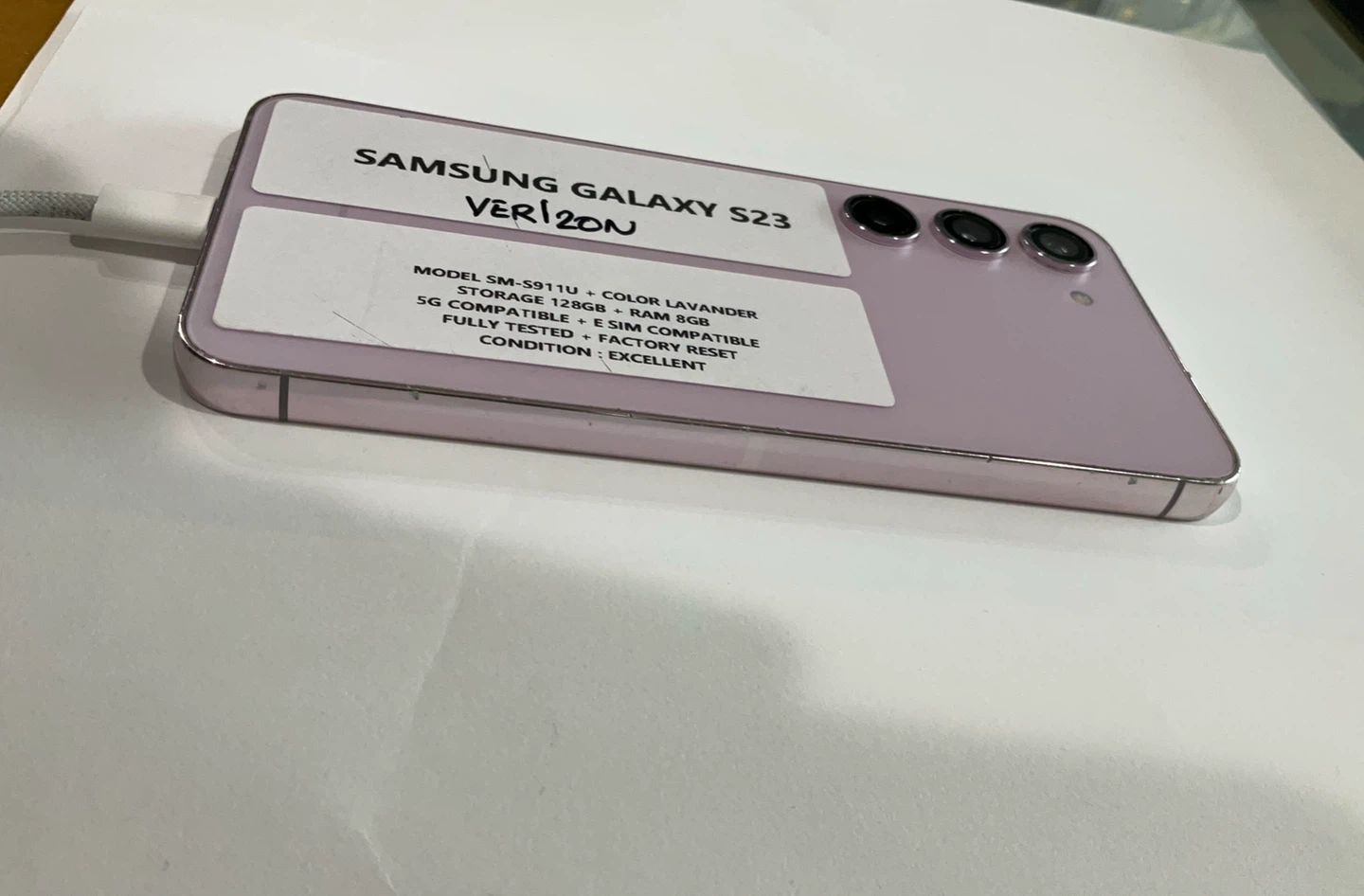 Samsung Galaxy S23 Lavender 128GB ( Verizon