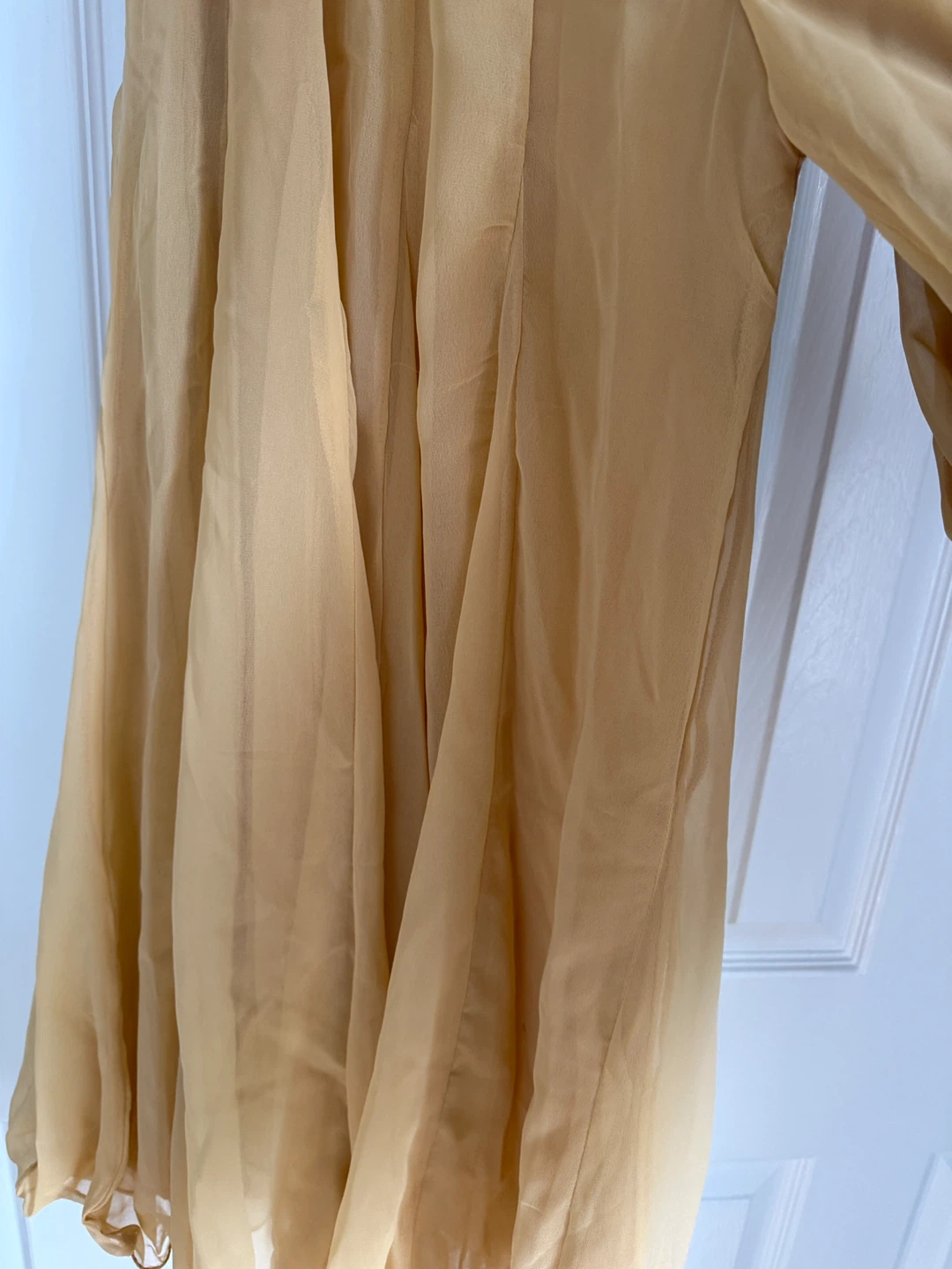 Golden Flowy Maxi Skirt/Pants NEW - photo 2