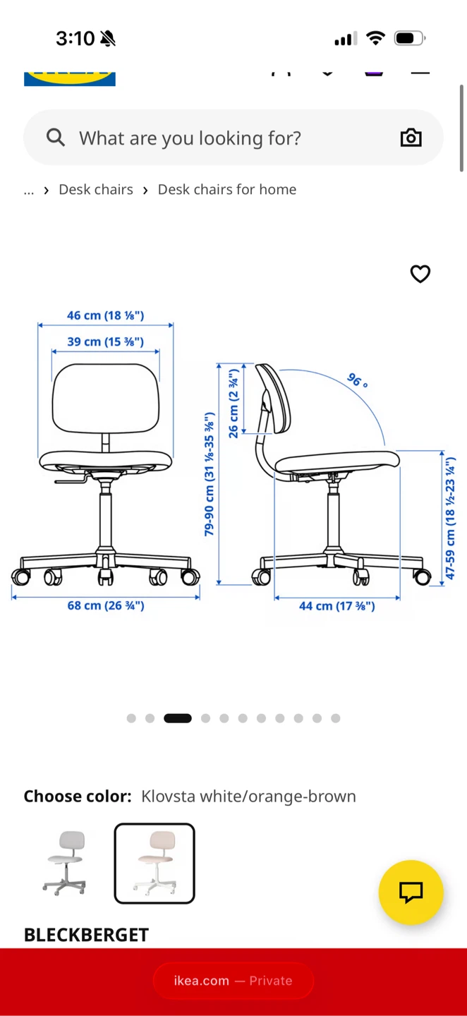 Corner desk and IKEA BLECKBERGET Office Chair - photo 3