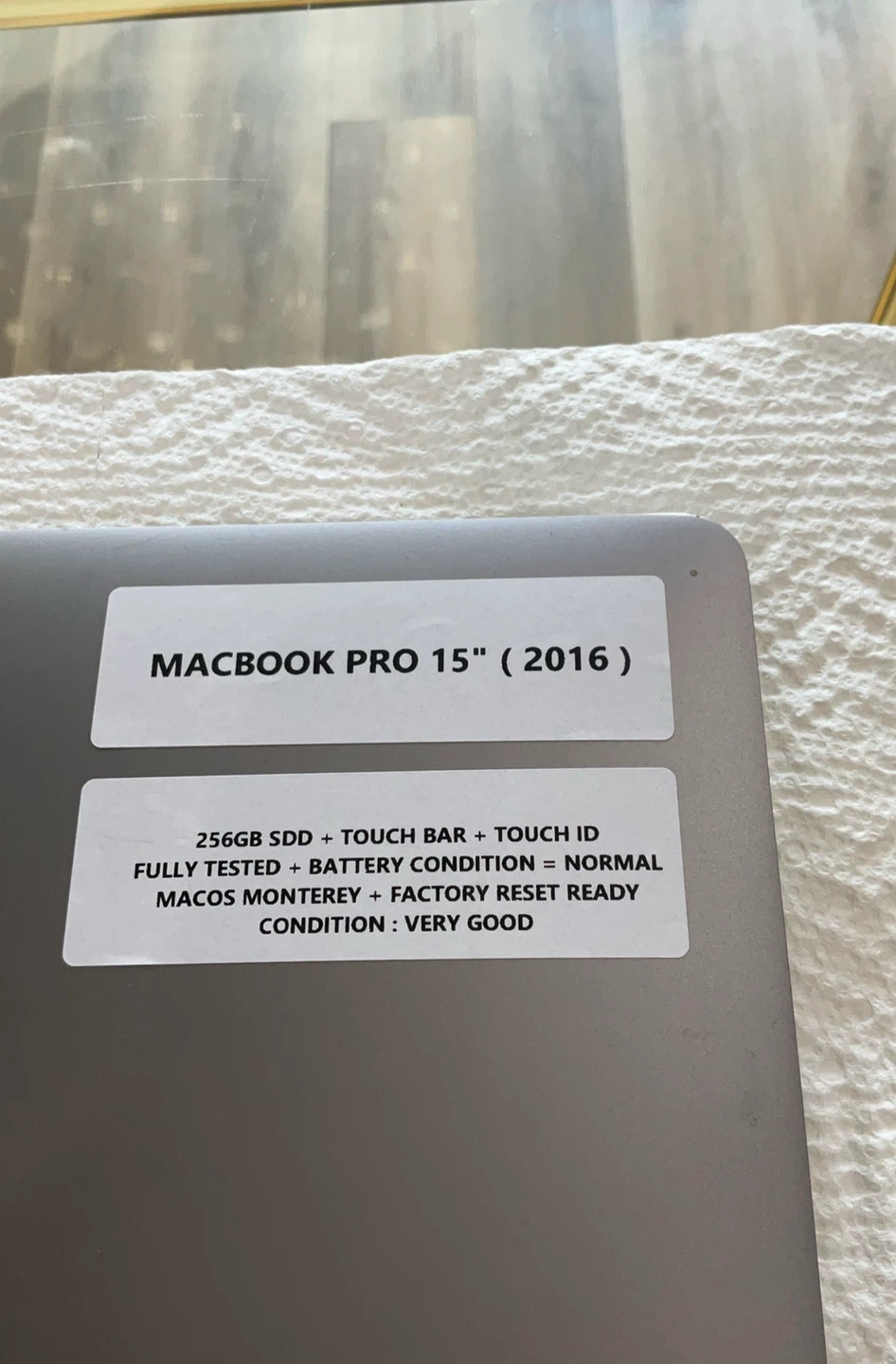 Apple MacBook Pro 15" (2016)