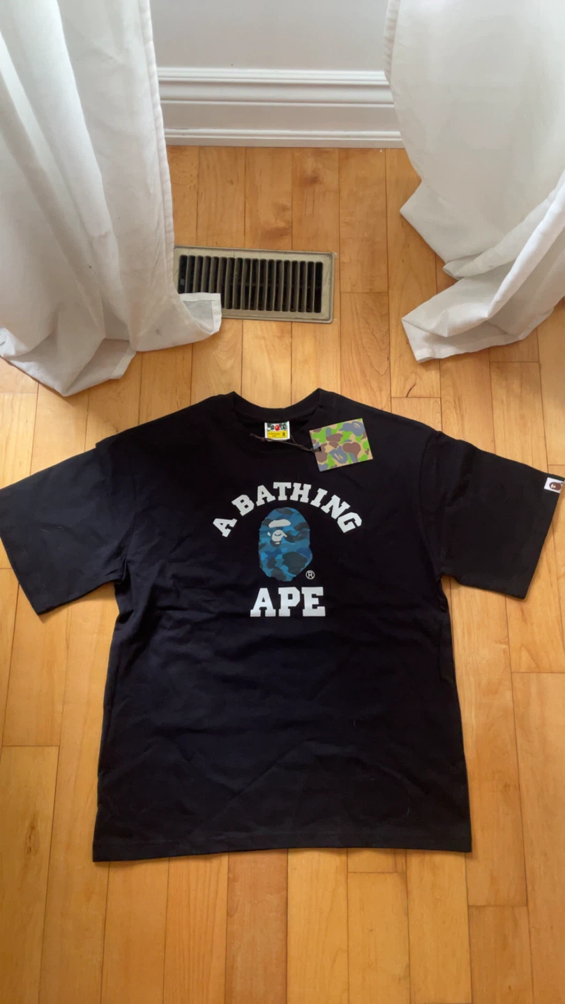A Bathing Ape Camo Shark T-Shirt