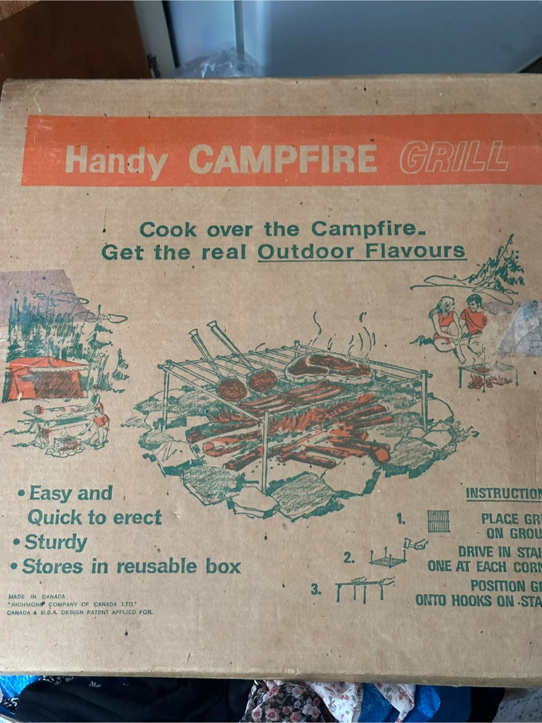 Mid Century Handy campfire grill