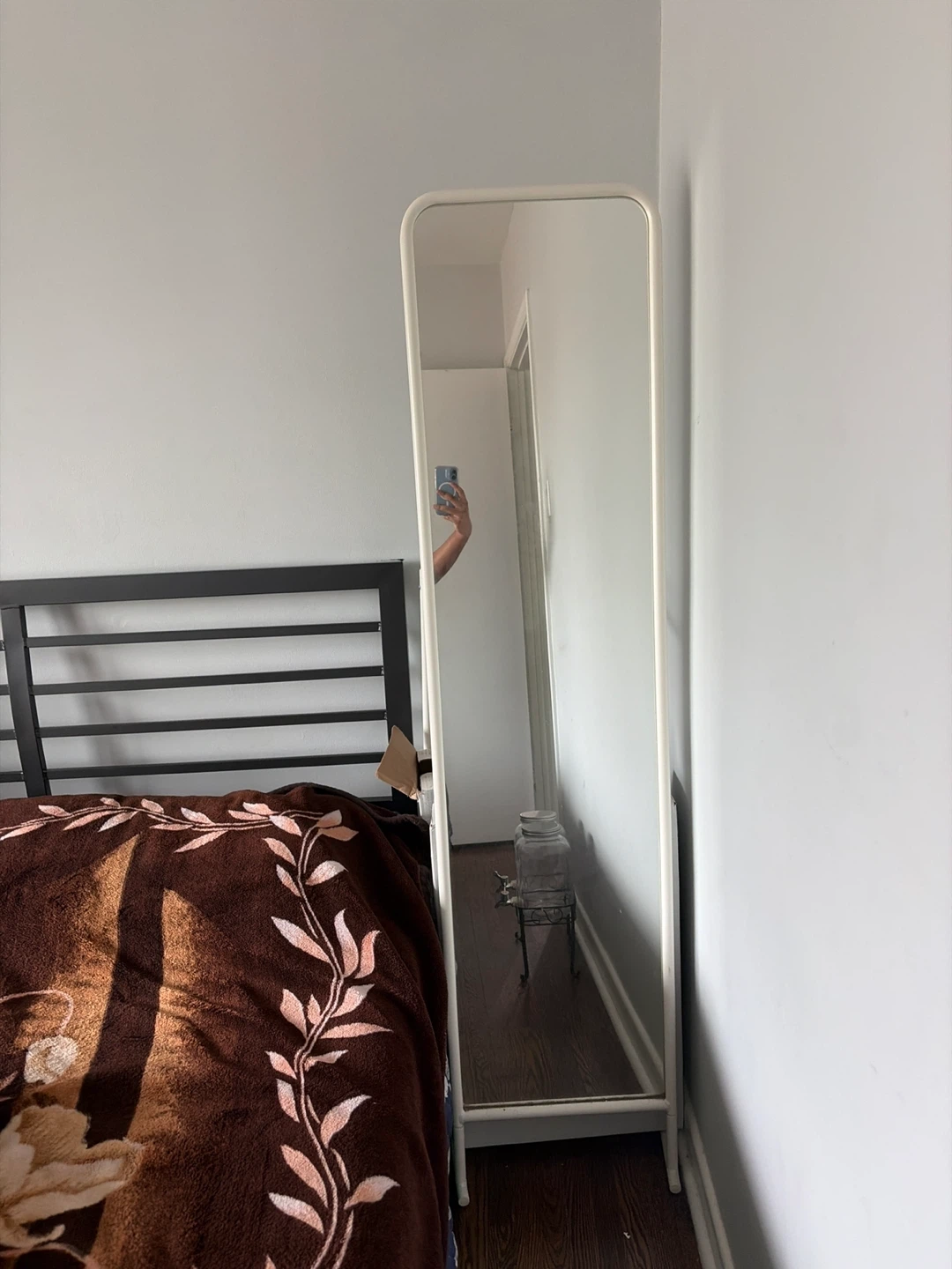 White Full Length Standing Mirror