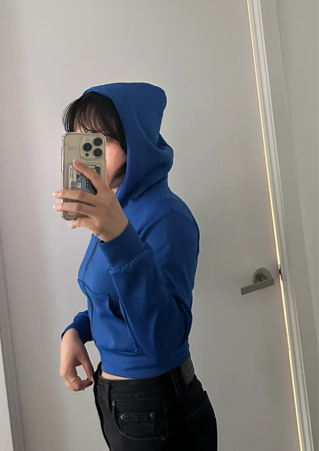 🇰🇷FLOPOP Blue Zip-Up Hoodie - photo 2