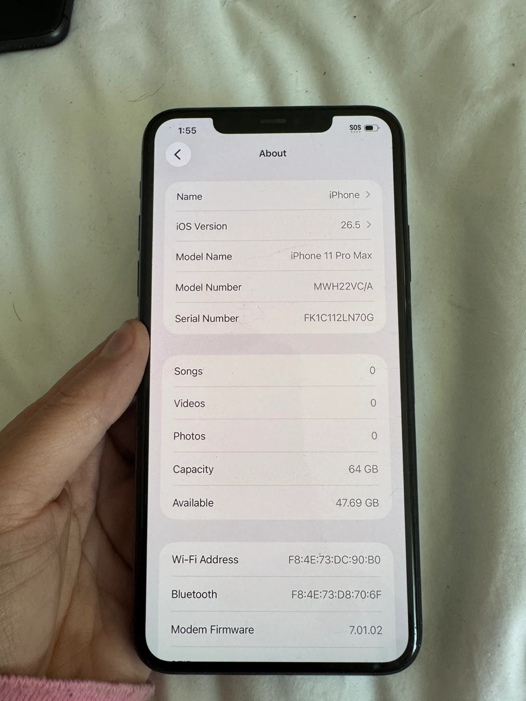iPhone 11 Pro Max 64GB - Cracked Back - photo 2