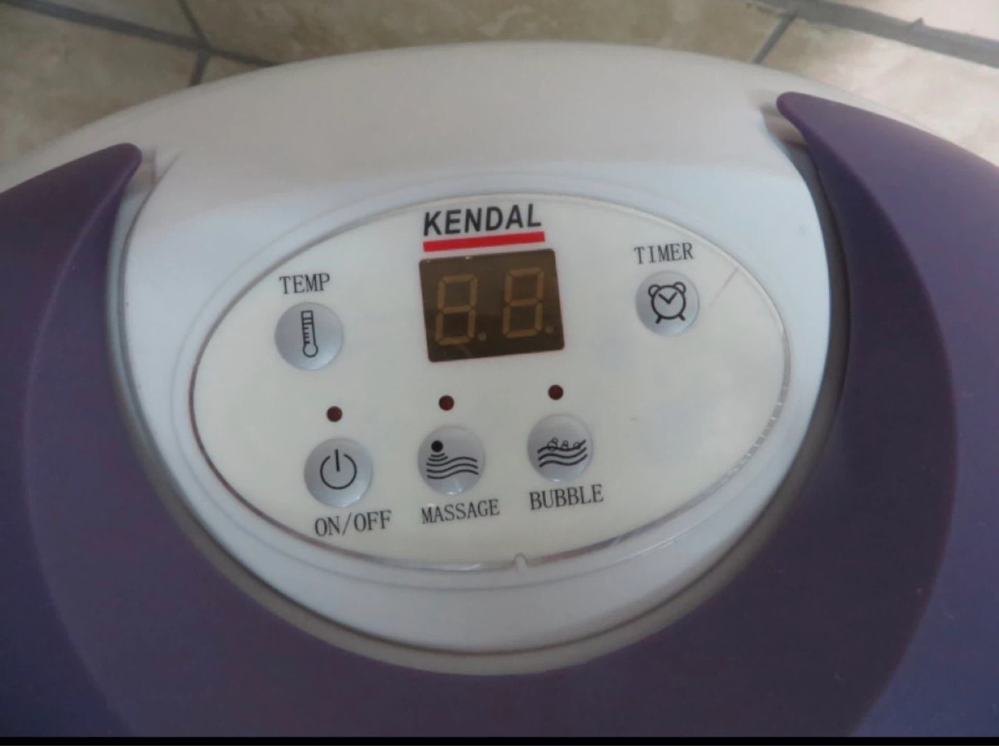 KENDAL Foot Spa Bath Massager with Bubble - photo 4