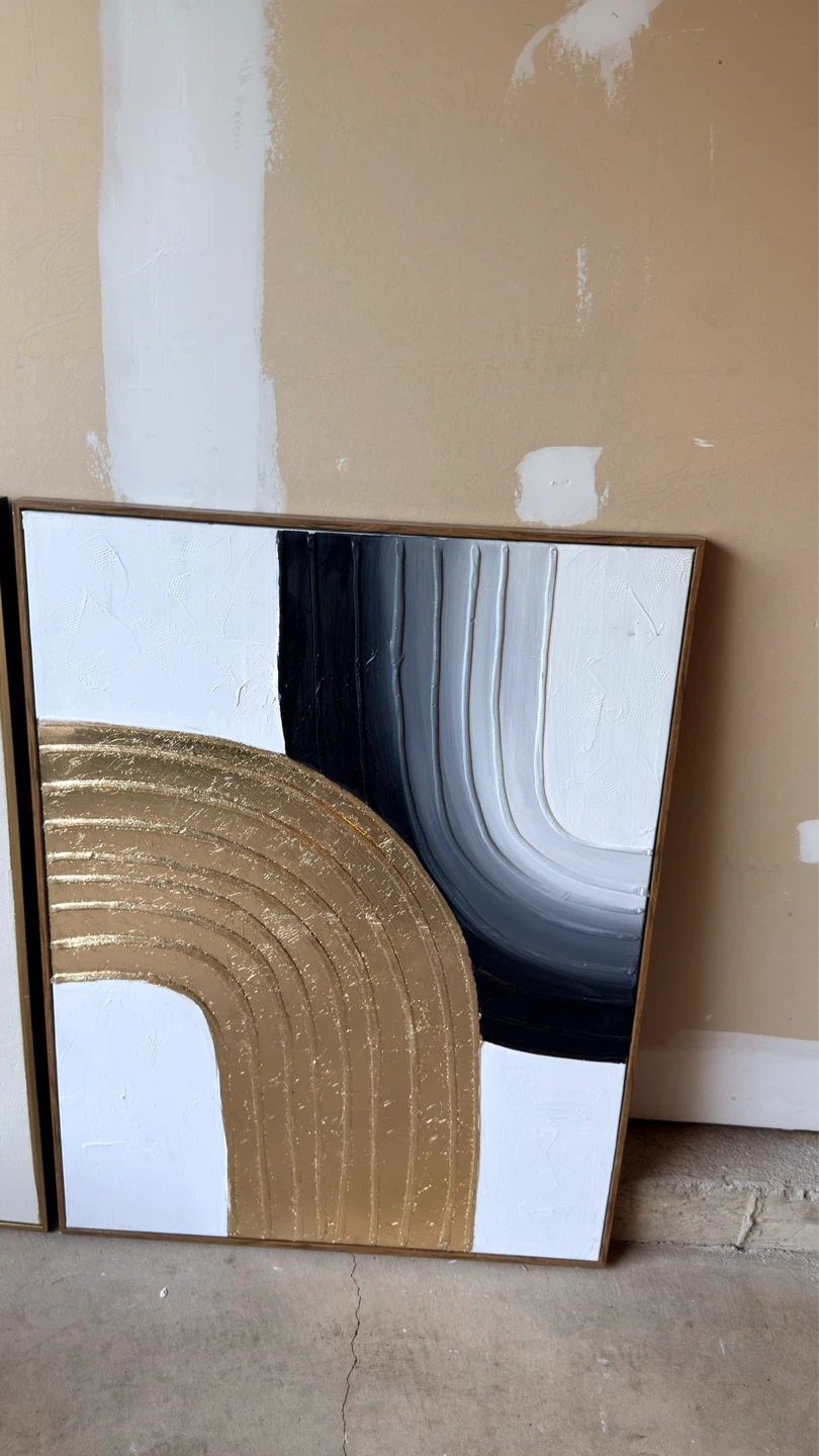Textured Abstract Wall Art Set - photo 2