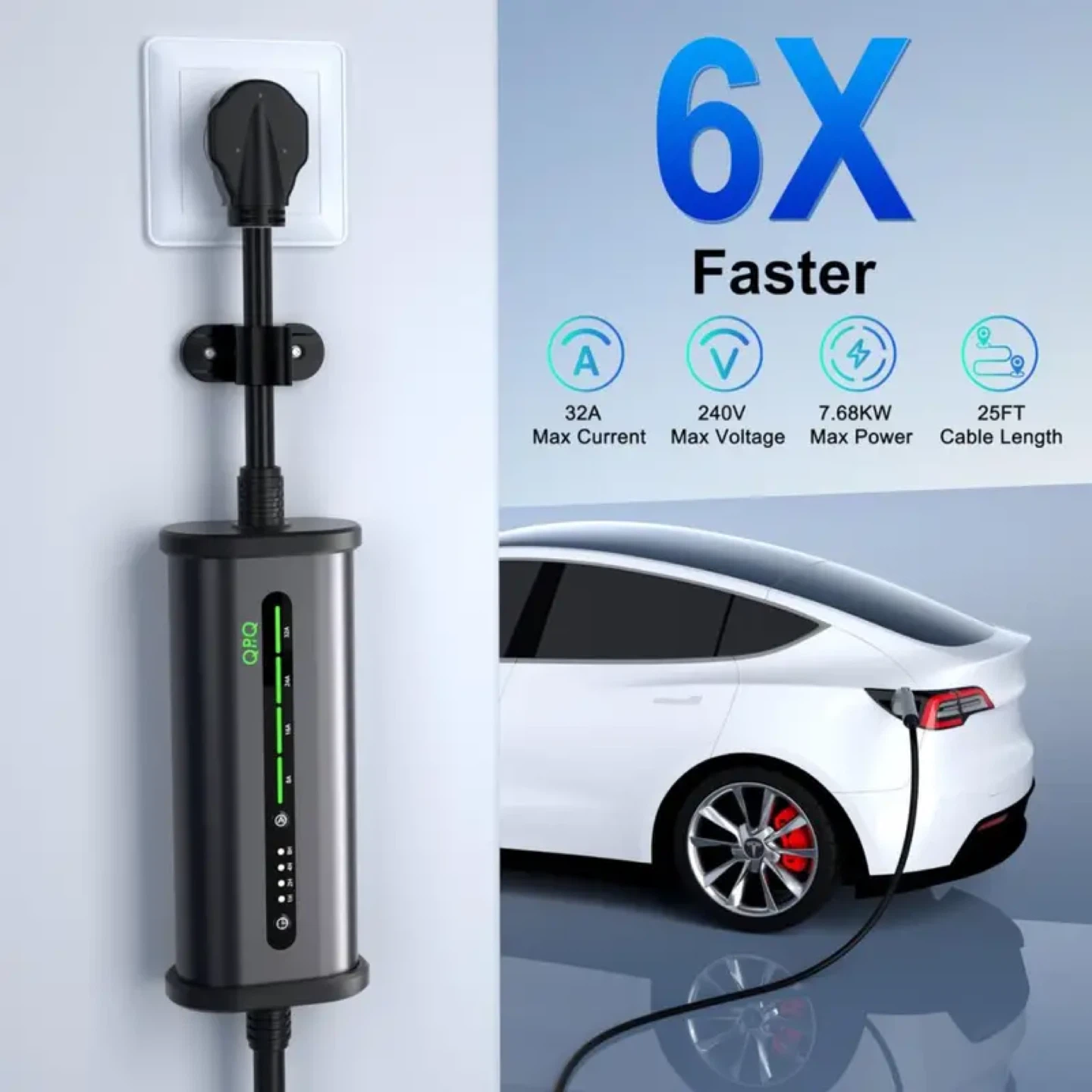 QPQ Charger , Portable Electric Vehicle Charging Stations - photo 2