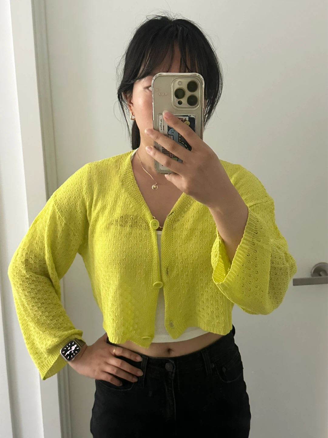🇰🇷Yellow Summer Cardigan